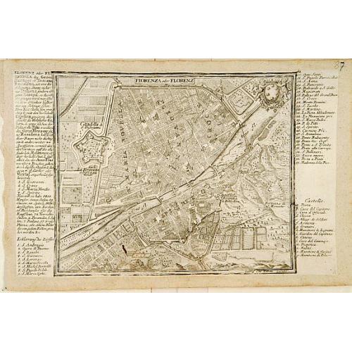 Old map image download for Fiorenza oder Florenz.
