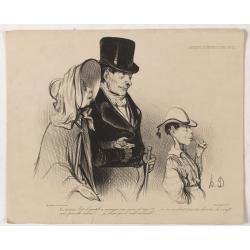 Croquis d'expression. La maman - Est il gentil à manger son sucre d'orge . . . (Plate 31)