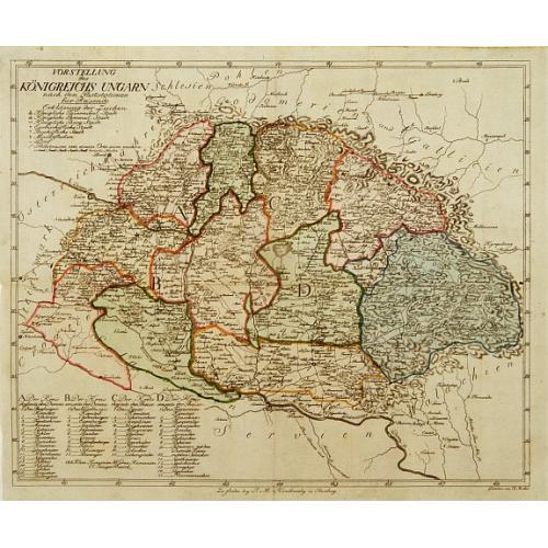 Old map image download for VORSTELLUNG des KÖNIGREICHS UNGARN.