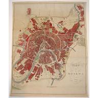 Old, Antique map image download for Map von Moskwa.