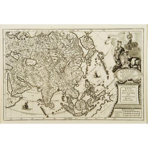 Old map image download for Asia Multis in locis dei matrem colit..
