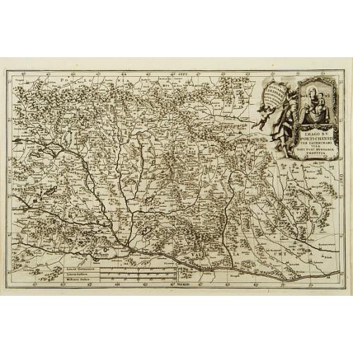 Old map image download for Imago b.v. Poetschensis ter Lachrimari visa toti nunc Hungariae propitia.