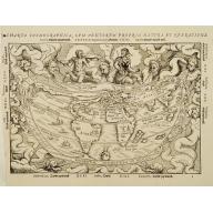 Old, Antique map image download for Charta cosmographica, cum ventorum propria natura et operatione..