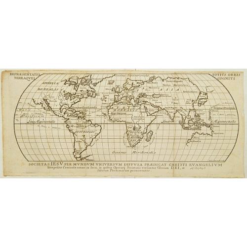 Old map image download for Repraesentatio totius orbis terraoquei cogniti..
