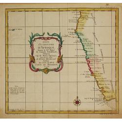Coste Occidentale d' Afrique depuis le XIe. Degré jusqu'au Cap de Bonne Esperance.
