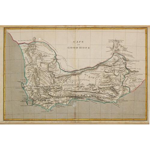 Old map image download for Cape of Good Hope.