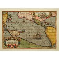 Old, Antique map image download for Maris Pacifici.