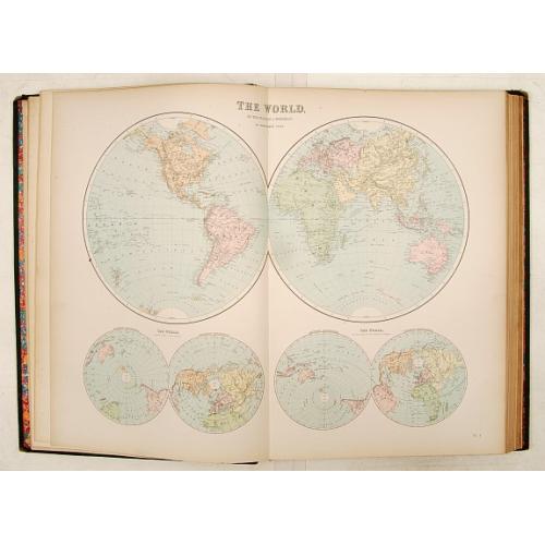 Old map image download for Grand Atlas Universel, troisième édition.