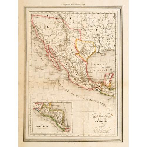 Old map image download for Messico Nuova Spagna.