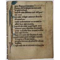Old map image download for Leaf on vellum from a manuscript Breviary.