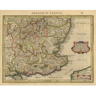 Old, Antique map image download for Warwicum..