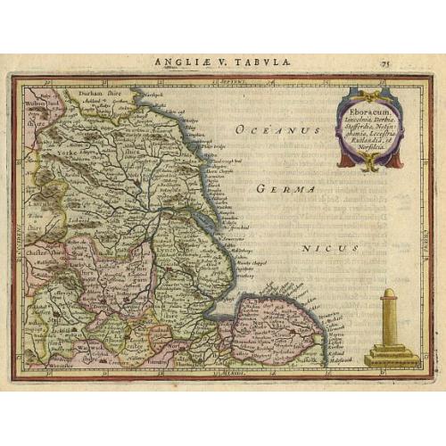 Old map image download for Eboracum..