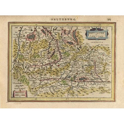 Old map image download for Saltzburg et Carinthie.