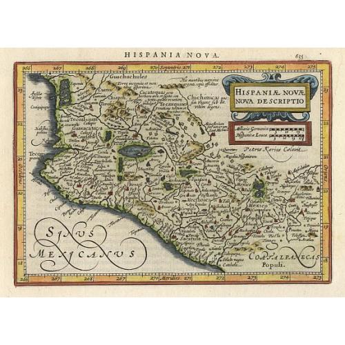 Old map image download for Hispania Nova Descriptio.