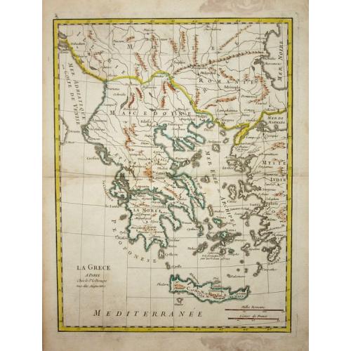 Old map image download for La Grece.