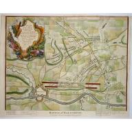 Old, Antique map image download for Battle of Maestricht.