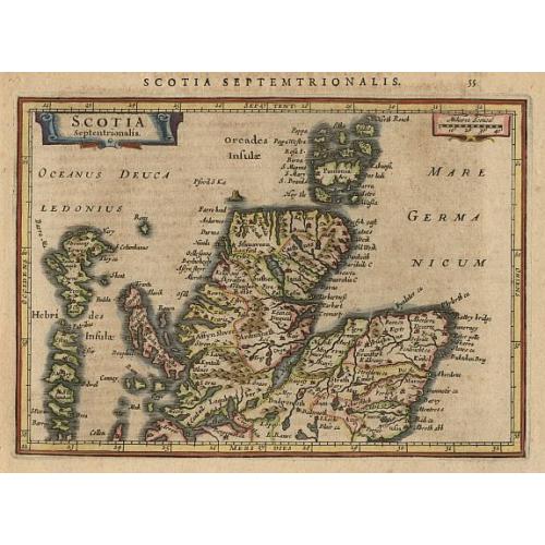 Old map image download for Scotia Septentrionalis.