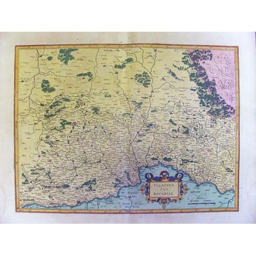 Old map image download for Palatinatus Bavariae.