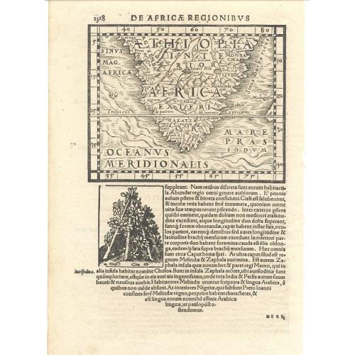 Old map image download for De Africae Regionibus