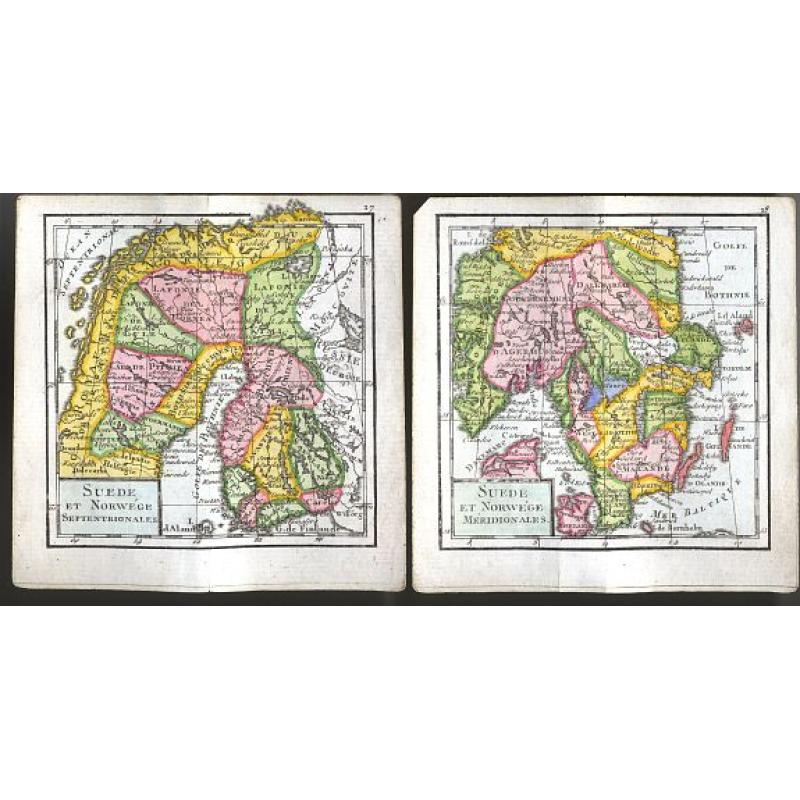 Suede Et Norwege Meridionales & Septentrionales