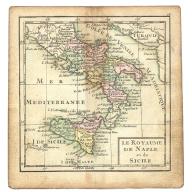 Old map image download for Le Royaume De Naple et de Sicile