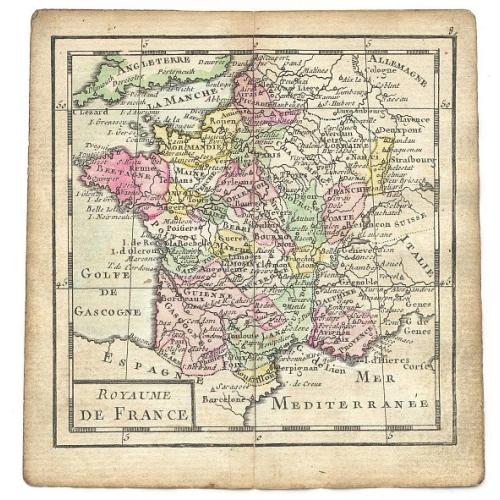 Old map image download for Royaume De France