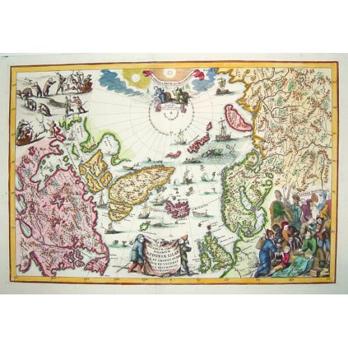 Old map image download for Regionum Circum Polarium Lapponiae Islandiae et Groenlandiae...