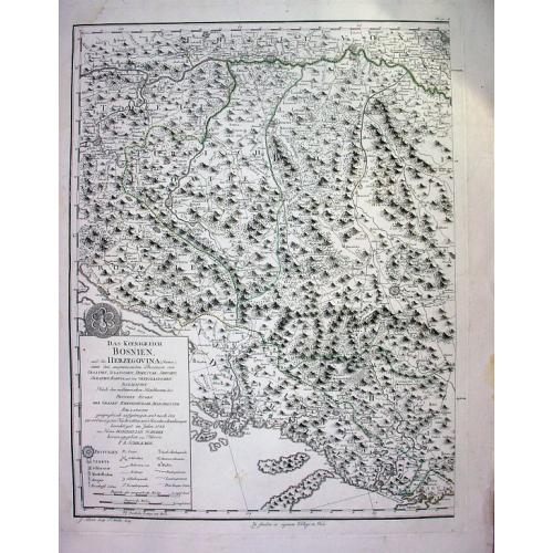 Old map image download for Das Koenigreich Bosnien, und die Herzegovina (Rama)