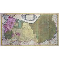 Old, Antique map image download for Tabula nova Provinciae Ultrajectinae quam jussu Nob: hujus Dominij Ordinum Emensus esat Bernardus du Roy?. 