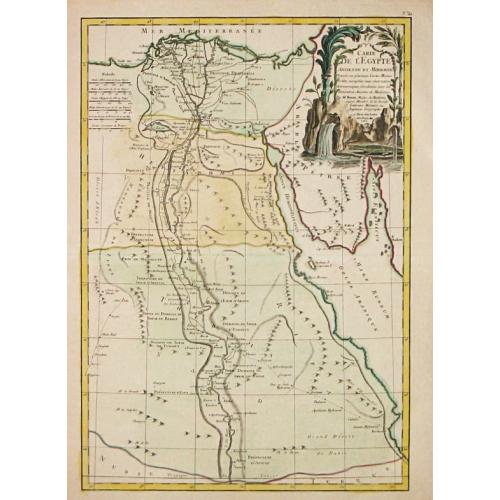 Old map image download for Carte de l'Egypte Ancienne et Moderne.