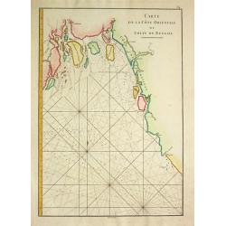 Carte de la Cote Orientale du Golfe de Bengale