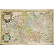 Old map image download for L\' Empire d\' Allemagne / distingue suivant l\' etendue de tous / les Estats, Principautes et Souverainetes. A Paris, 1696.