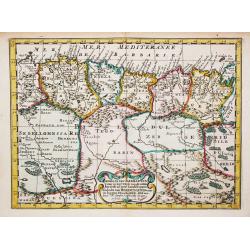 [Lot with 12 maps of the Mediterraneans and Egypt.] Aegypti Recenttior Carthageni / General Karte des Roemischen Reichs