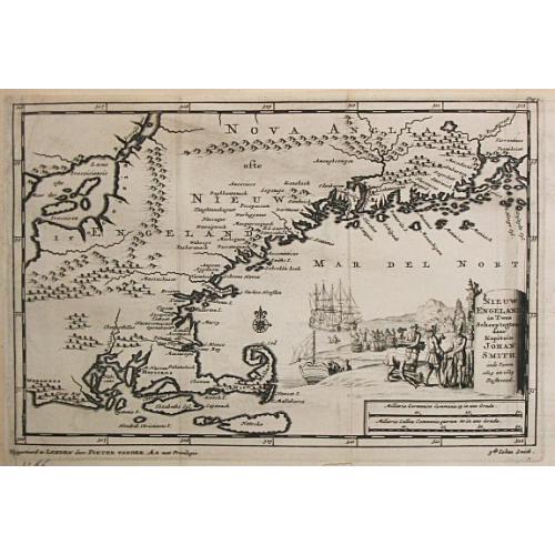 Nieuw Engeland in Twee Scheepstogten door Kaptein Johan Smith in de Jaren 1614 en 1615 Bestevend.