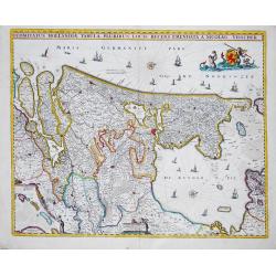 [Lot of 4 maps]  Comitatus Hollandiae Tabula Pluribus Locus Recens Emendata a Nicolao Visscher.