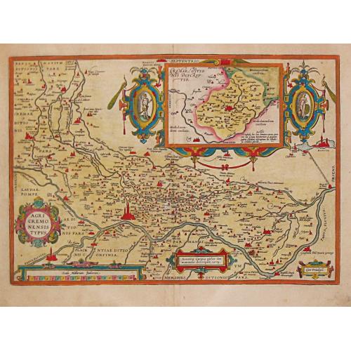 Old map image download for Crema / Territorio di Trento.