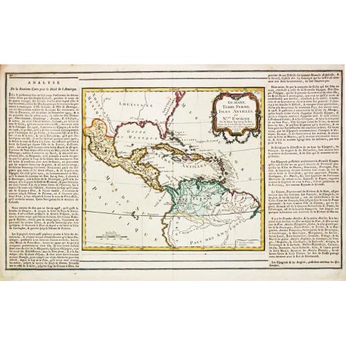 Old map image download for [Lot of 10 maps /views of the Caribbeans], Terre Ferme, Isles Antilles et N.lle Espagne.