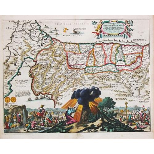 Old map image download for Perigrinatie ofte Veertich-jarige Reyse der Kinderen Israels.