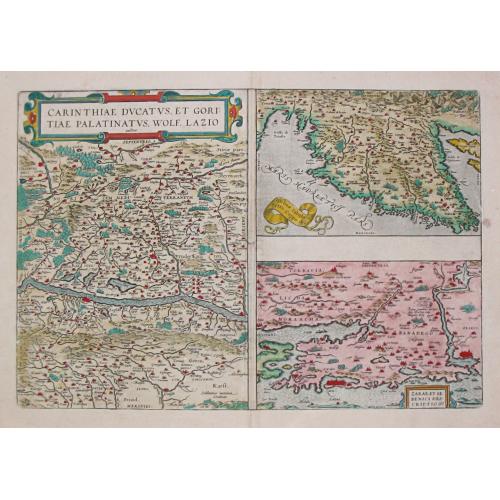 Old map image download for [Lot of 5 maps of the Balkan]  Moravia Moraviae.