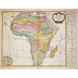 [Lot of 2 maps] Afrique divisee en ses principeaux Empires et Royaumes.