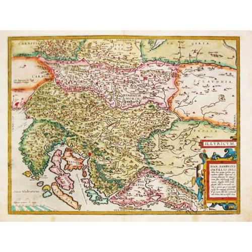 Old map image download for [Lot of 5 maps of the Balkan]  Moravia Moraviae.