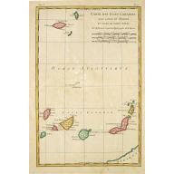 Old map image download for Carte des Isles Canaries, avec l'Isle de Madere et celle de Porto Santo