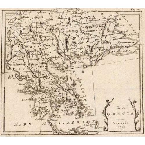 Old map image download for La Turchia d. Europa.