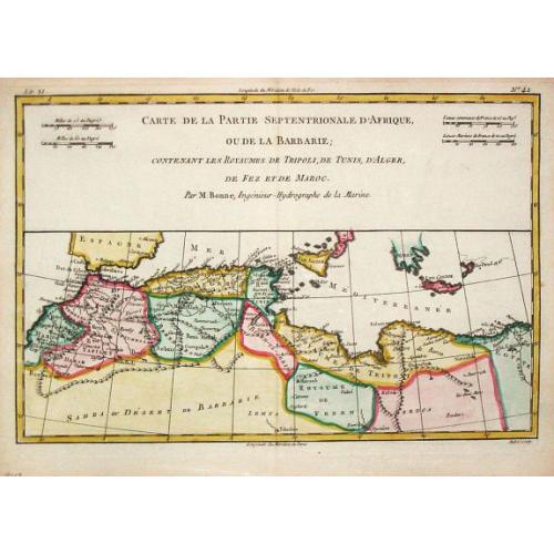 Old map image download for [Lot of 10 maps] In Notitiam Eclesiasticam Africae Tabula Geogrphica.