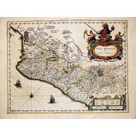 Old, Antique map image download for Nova Hispania et Nova Galicia. 