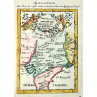 Old map image download for Partie de la Tere Ferme de l'Inde ou l'Empire du Mogol.