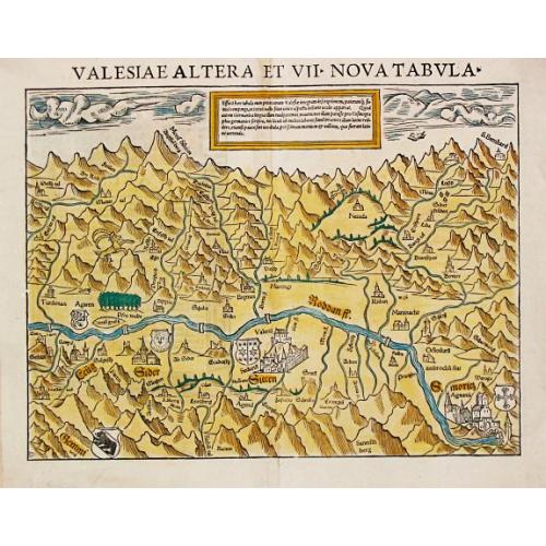 Valesiae Altera et VII, Nova Tabula. 