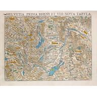 Old map image download for Helvetia Prima Rheni et VIII, Nova Tabula. 
