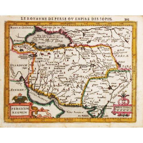 Old map image download for [Lot of 11 maps of Persia] Reyno de Persia, o imperia de los Sophies/  Pereici sive Sophorum Regni Ypus