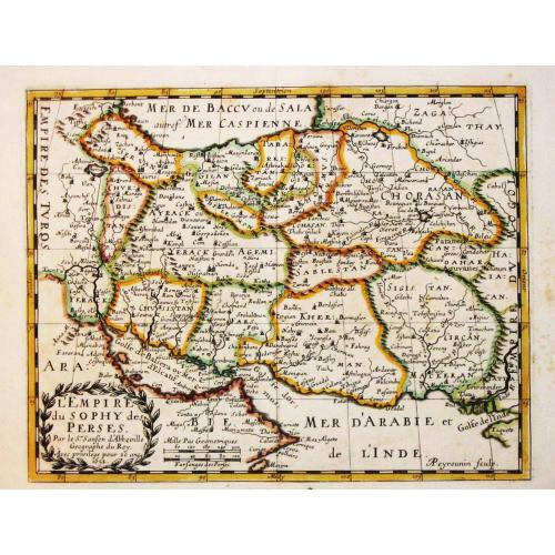 Old map image download for [Lot of 5 maps of Iran] Imperii Persici in omnes suas Provincias  Eaxacte Divisi / Nova Tabula Geographica.